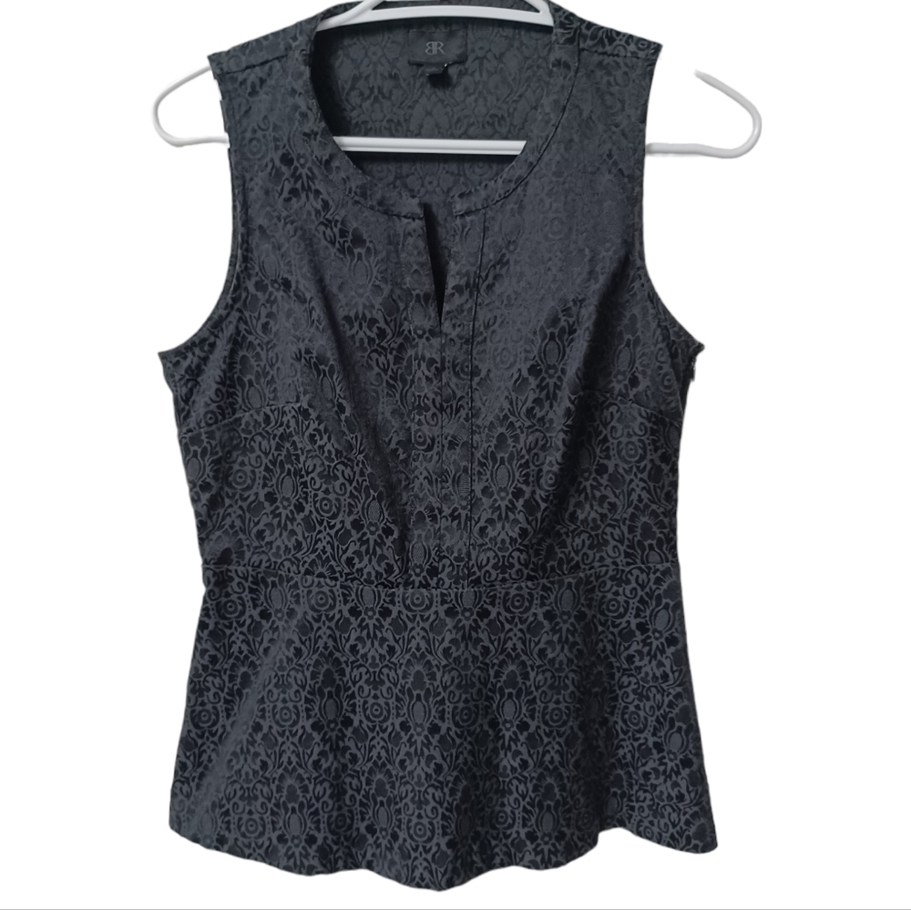 BANANA Republic sleeveless textured shell dress top